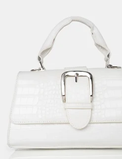 Public Desire The Lisbon Croc Buckle Cross Body Bag | Women Crossbody And Shoulder Bags
