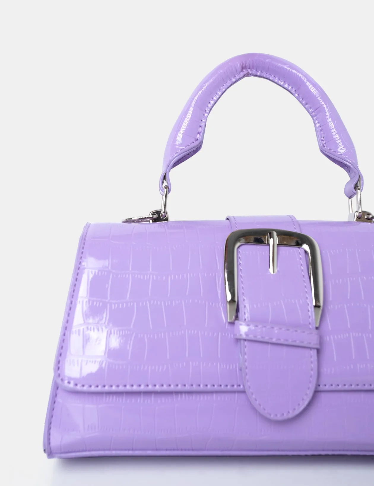 Public Desire The Lisbon Croc Buckle Cross Body Bag | Women Crossbody And Shoulder Bags
