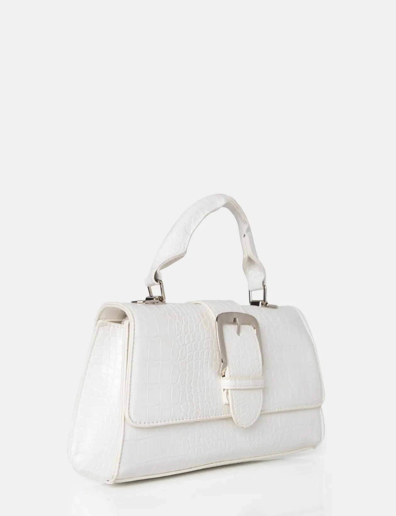 Public Desire The Lisbon Croc Buckle Cross Body Bag | Women Crossbody And Shoulder Bags
