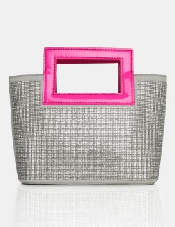 Public Desire The Lustre Pu Diamante Bag | Women Mini Bags
