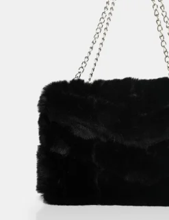 Public Desire The Marshmallow Faux Fur Shoulder Bag | Women Evening Bags