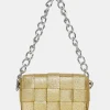 Public Desire The Mayan Glitter Weave Gold Chain Detail Shoulder Bag | Women Mini Bags