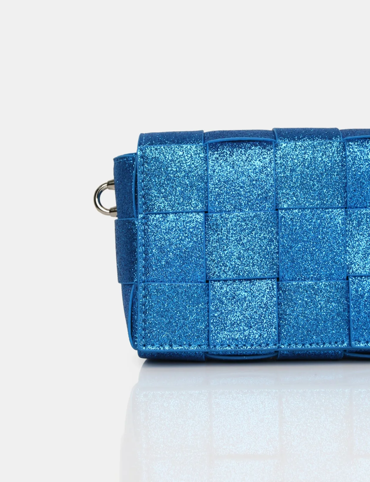 Public Desire The Mayan Royal Glitter Weave Gold Chain Detail Shoulder Bag | Women Mini Bags