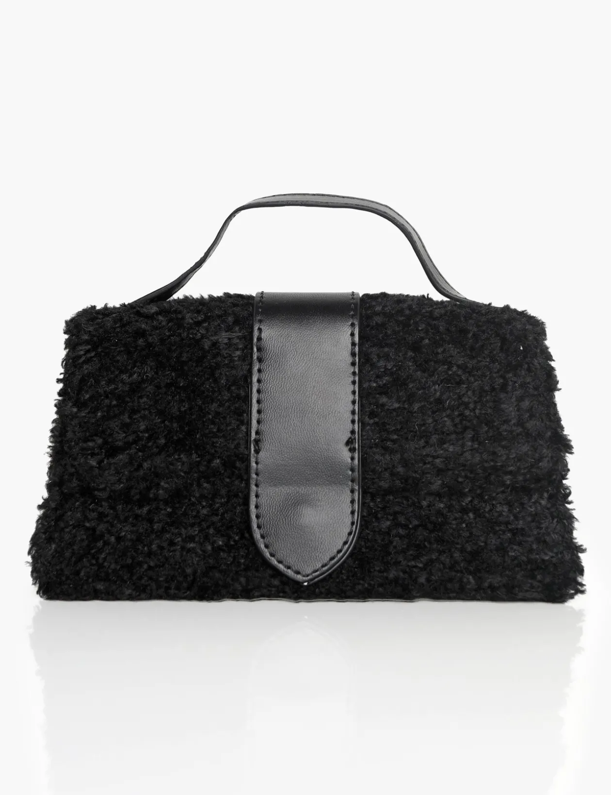 Public Desire The Mika Shearling Mini Bag | Women Crossbody And Shoulder Bags