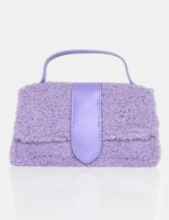 Public Desire The Mika Shearling Mini Bag | Women Crossbody And Shoulder Bags