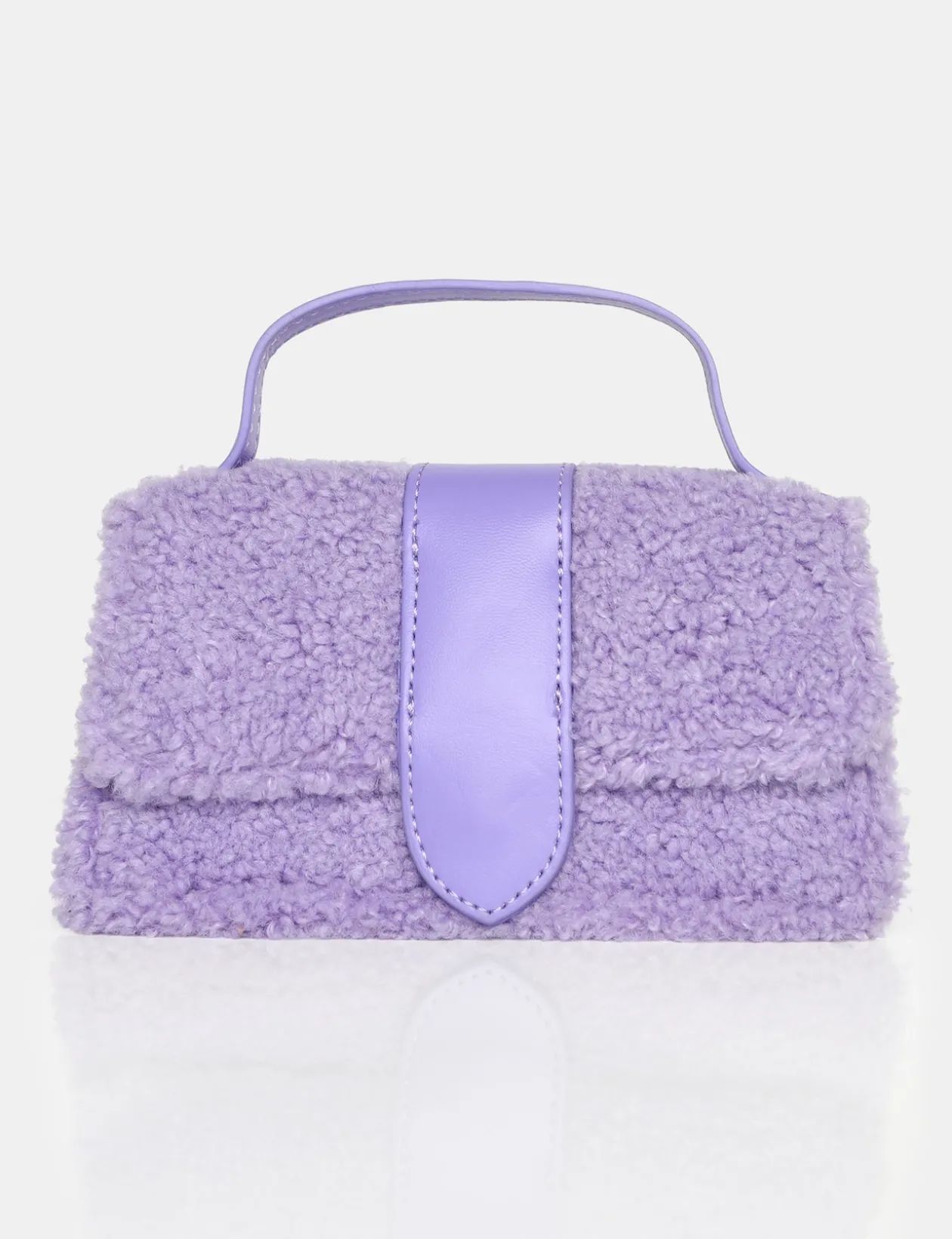Public Desire The Mika Shearling Mini Bag | Women Crossbody And Shoulder Bags