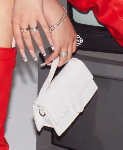 Public Desire The Mika White Matte Croc Bag | Women Mini Bags