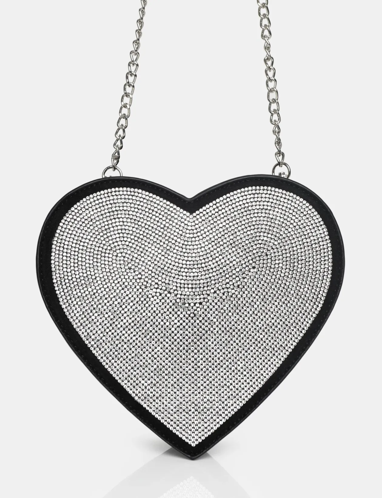 Public Desire The Phillippa Pu Diamante Bag | Women Evening Bags
