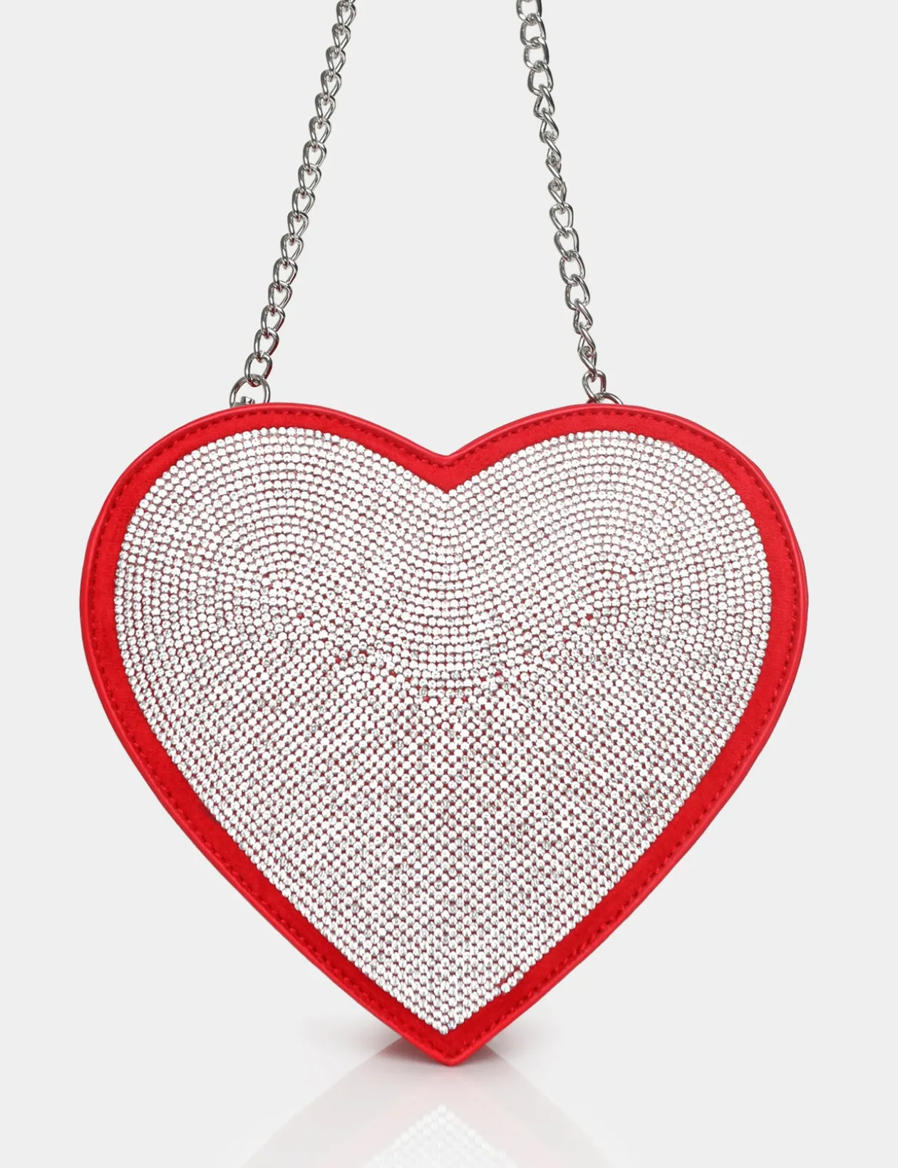 Public Desire The Phillippa Pu Diamante Bag | Women Evening Bags