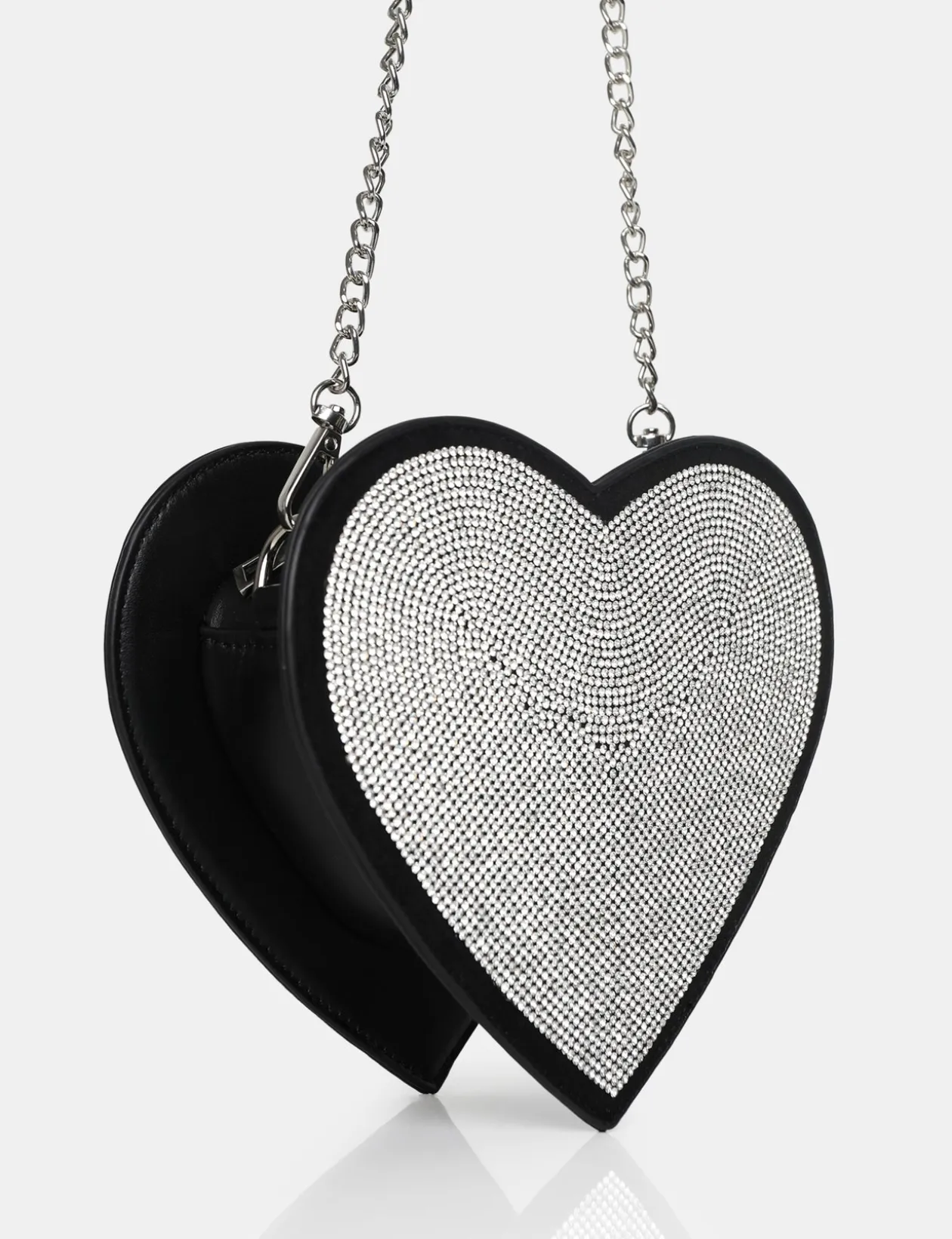 Public Desire The Phillippa Pu Diamante Bag | Women Evening Bags