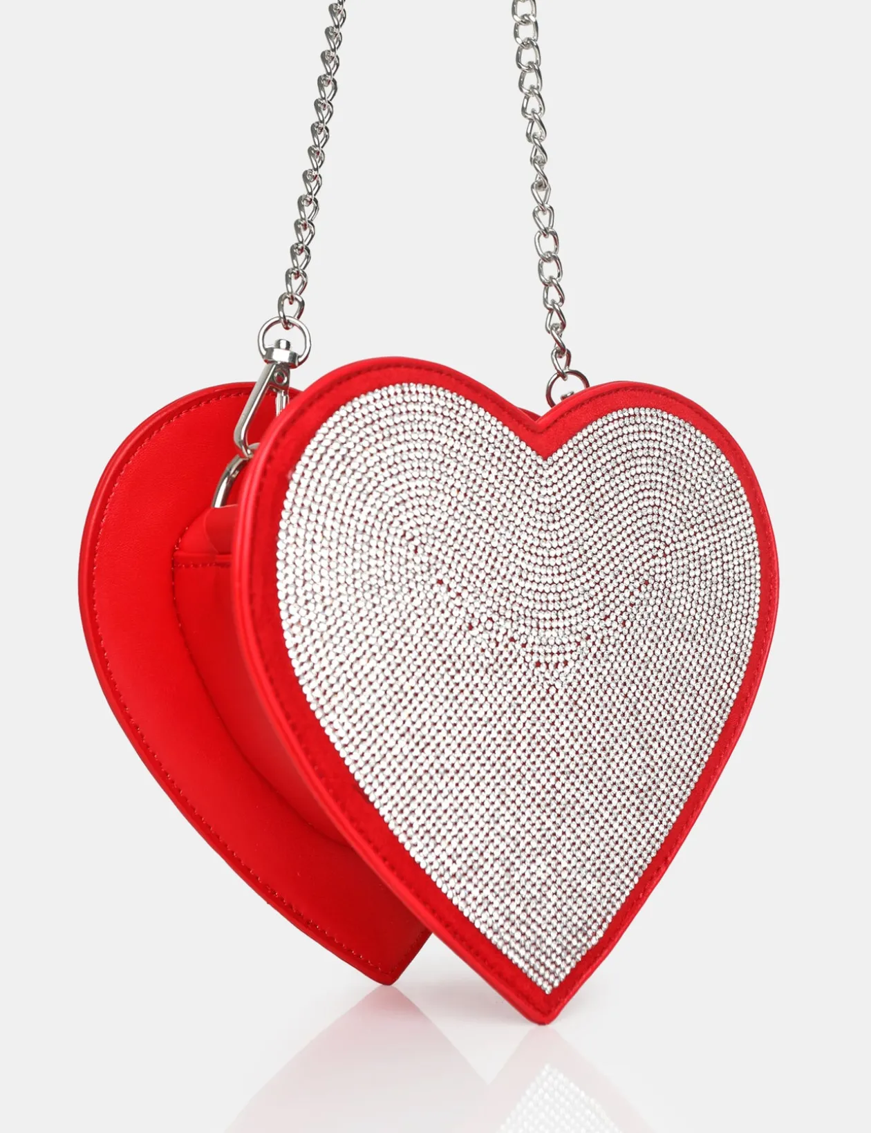 Public Desire The Phillippa Pu Diamante Bag | Women Evening Bags