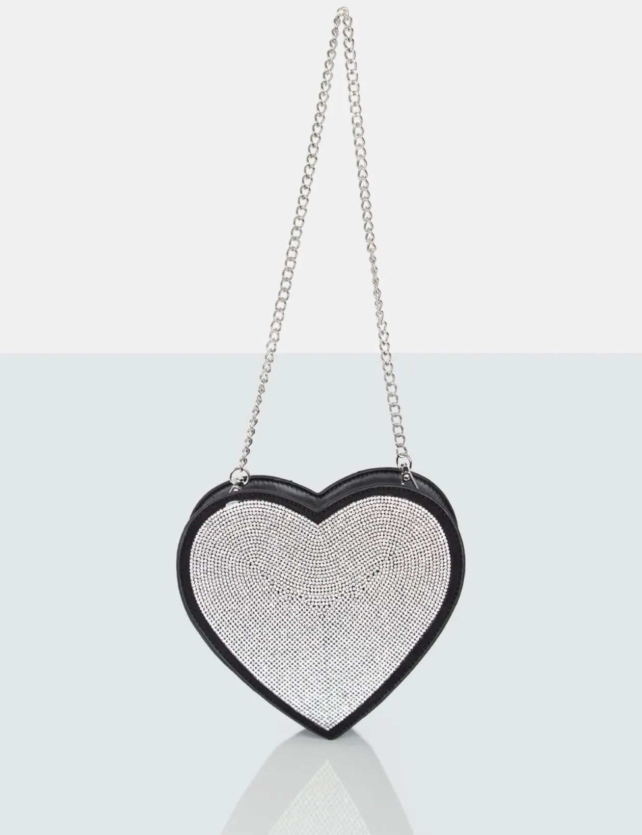 Public Desire The Phillippa Pu Diamante Bag | Women Evening Bags