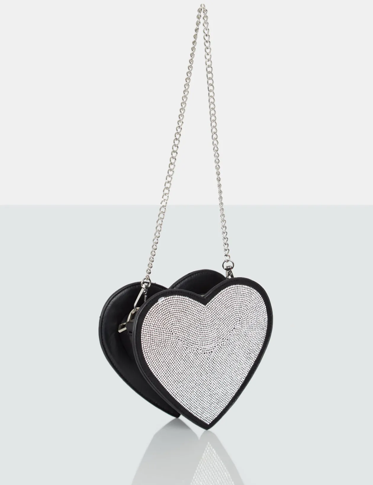 Public Desire The Phillippa Pu Diamante Bag | Women Evening Bags