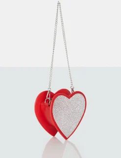 Public Desire The Phillippa Pu Diamante Bag | Women Evening Bags
