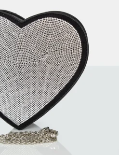 Public Desire The Phillippa Pu Diamante Bag | Women Evening Bags