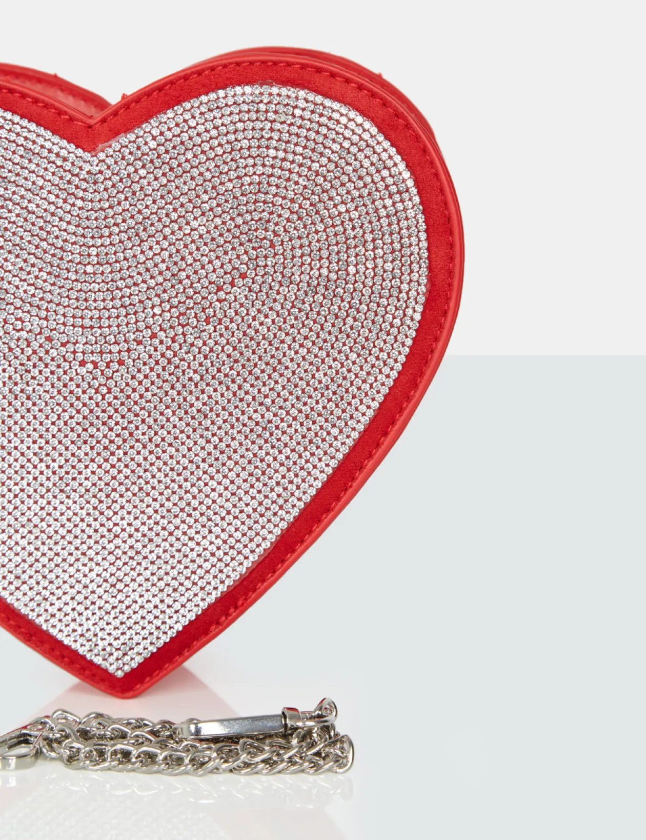 Public Desire The Phillippa Pu Diamante Bag | Women Evening Bags