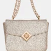 Public Desire The Pixie Glitter Bag Chain Detail Shoulder Bag | Women Evening Bags