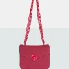 Public Desire The Pixie Hot Glitter Bag Chain Detail Shoulder Bag | Women Evening Bags