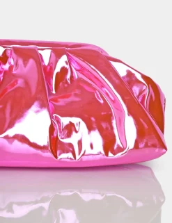 Public Desire The Project Iridescent Metallic Clutch Bag | Women Clutch Bags
