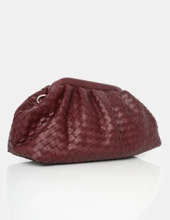 Public Desire The Project Woven Pu Clutch Bags | Women Evening Bags