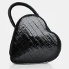 Public Desire The Roux Croc Heart Grab Bag | Women Mini Bags