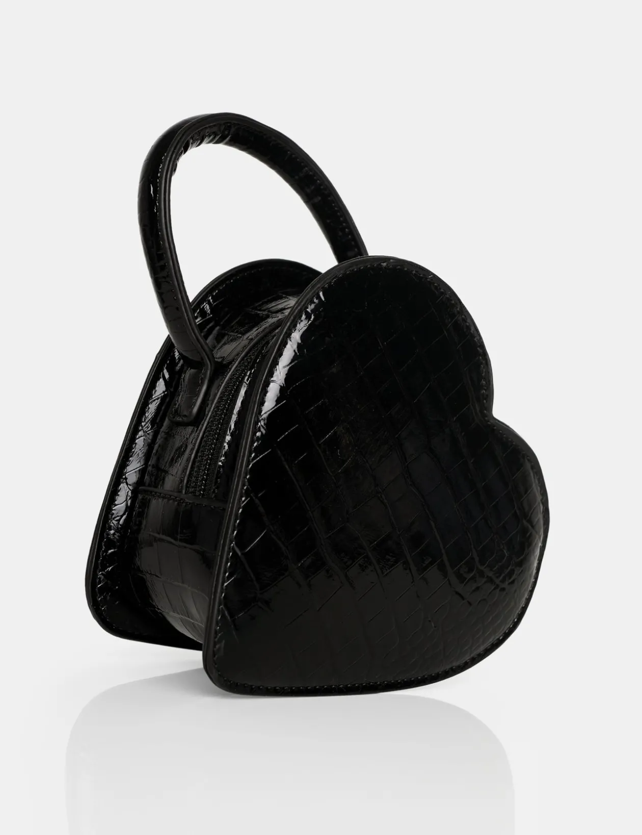 Public Desire The Roux Croc Heart Grab Bag | Women Mini Bags