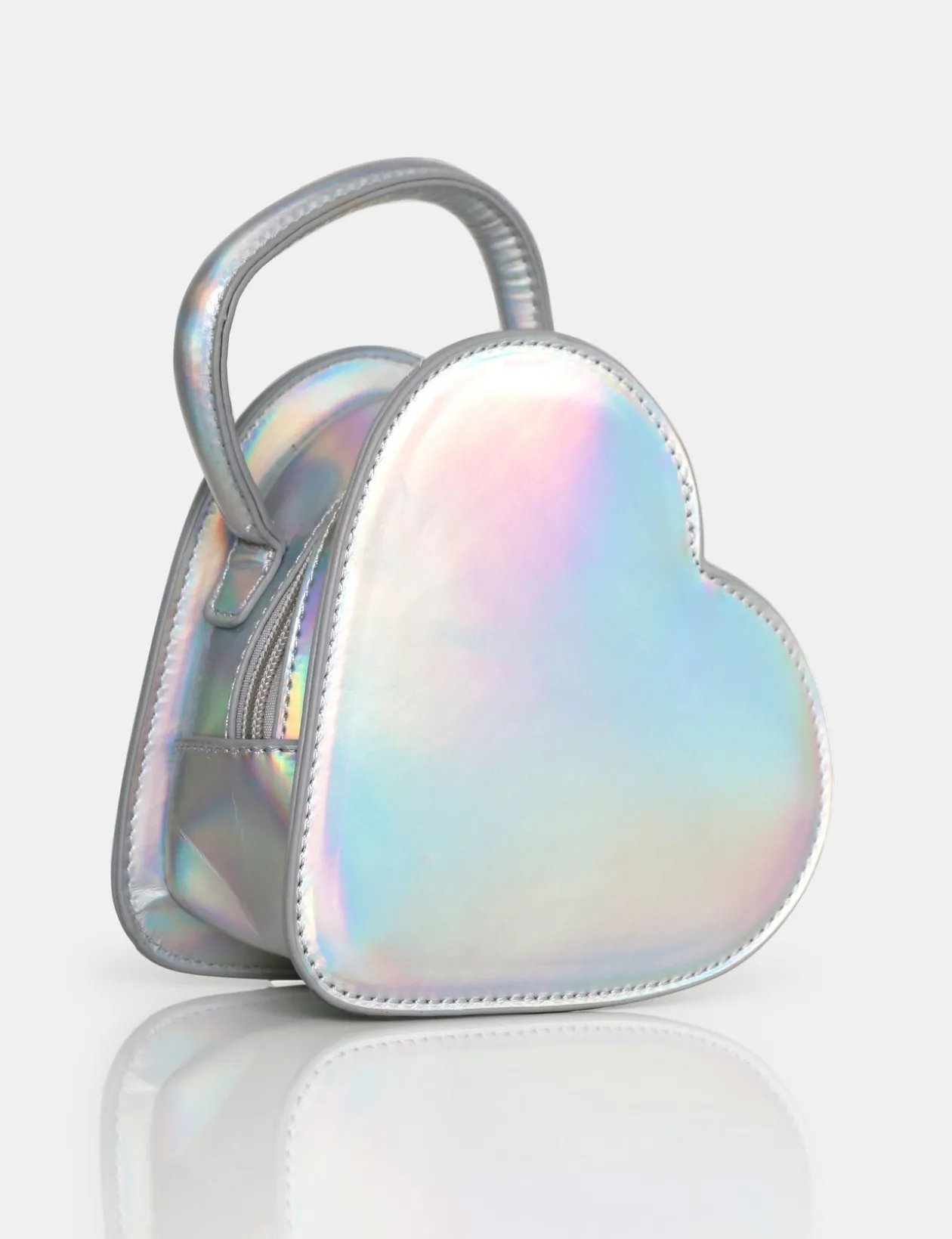 Public Desire The Roux Croc Heart Grab Bag | Women Mini Bags