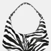 Public Desire The Shiloh Zebra Pu Shoulder Bag | Women Evening Bags
