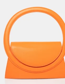Public Desire The Top Handle Pu Circlur Handle Grab Bag | Women Mini Bags
