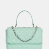 Public Desire The Vienna Quilted Silver Detailing Crossbody Shoulder Handbag | Women Crossbody And Shoulder Bags