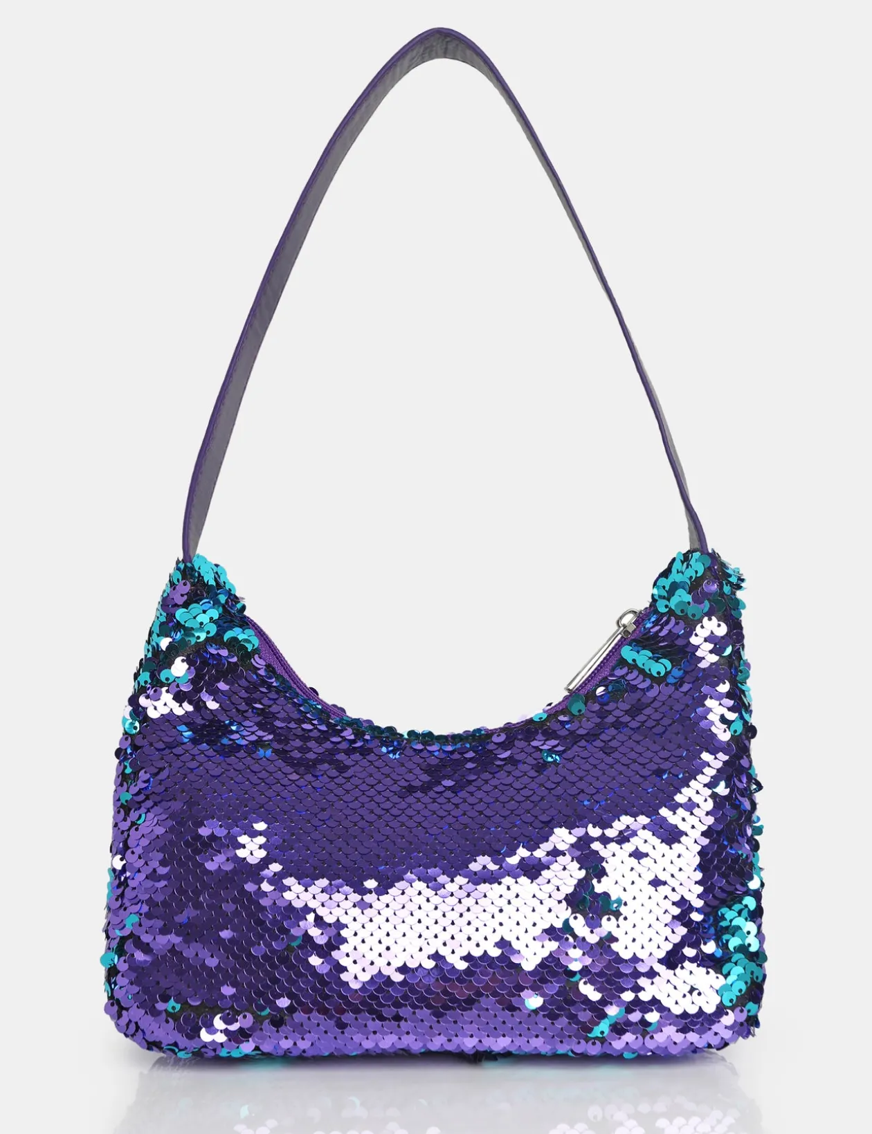 Public Desire The Zane Purple Sequin Shoulder Bag | Women Mini Bags