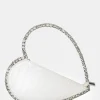 Public Desire The Zee Croc Diamante Love Heart Grab Bag | Women Diamante Bags