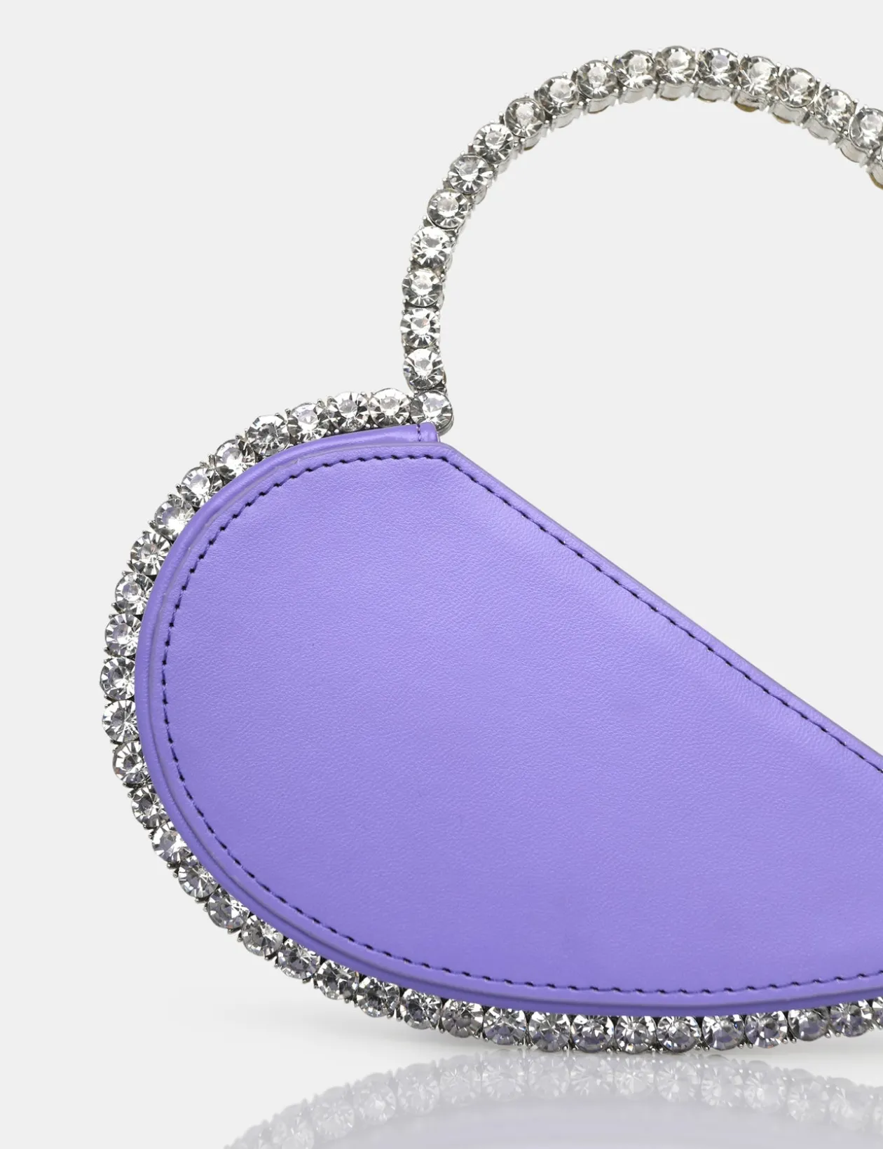 Public Desire The Zee Diamante Love Heart Grab Bag | Women Diamante Bags