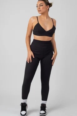Public Desire Thick Waistband Ribbed Leggings | Women Jogger & Leggings