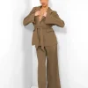 Public Desire Tie Waist Blazer | Women Outerwear & Jackets