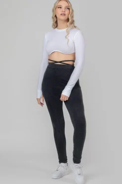 Public Desire Tie Waist Leggings | Women Jogger & Leggings