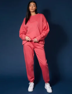 Public Desire Tonal Embroidery Joggers | Women Jogger & Leggings