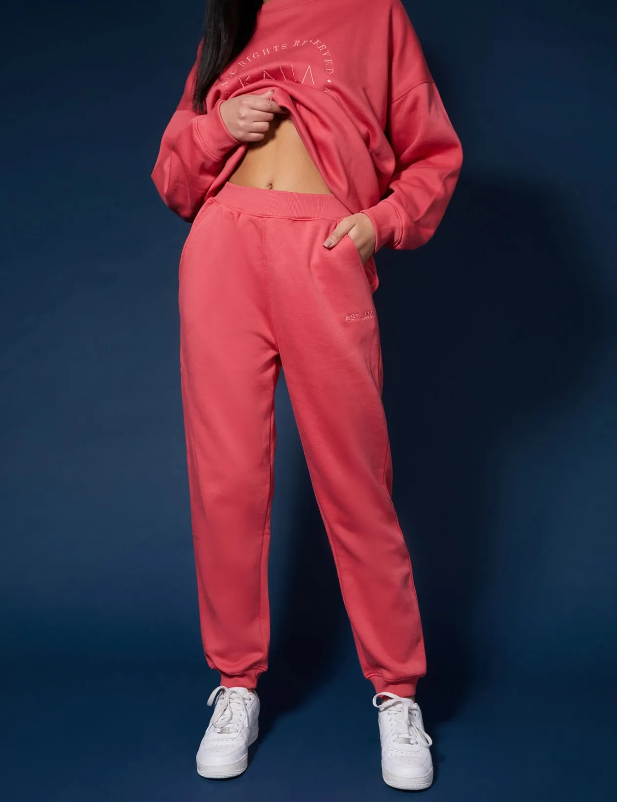 Public Desire Tonal Embroidery Joggers | Women Jogger & Leggings