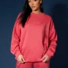 Public Desire Tonal Embroidery Sweatshirt | Women Sweatshirt & Hoodies
