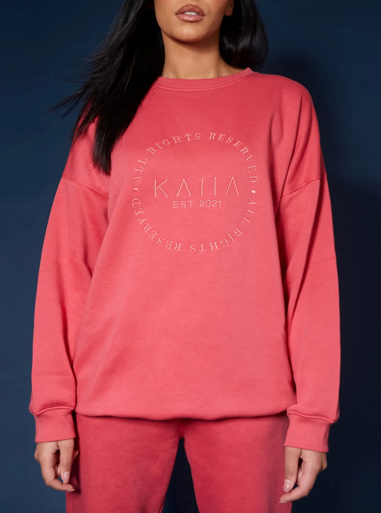 Public Desire Tonal Embroidery Sweatshirt | Women Sweatshirt & Hoodies
