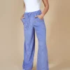 Public Desire Towelling Wide Leg Joggers | Women Jogger & Leggings