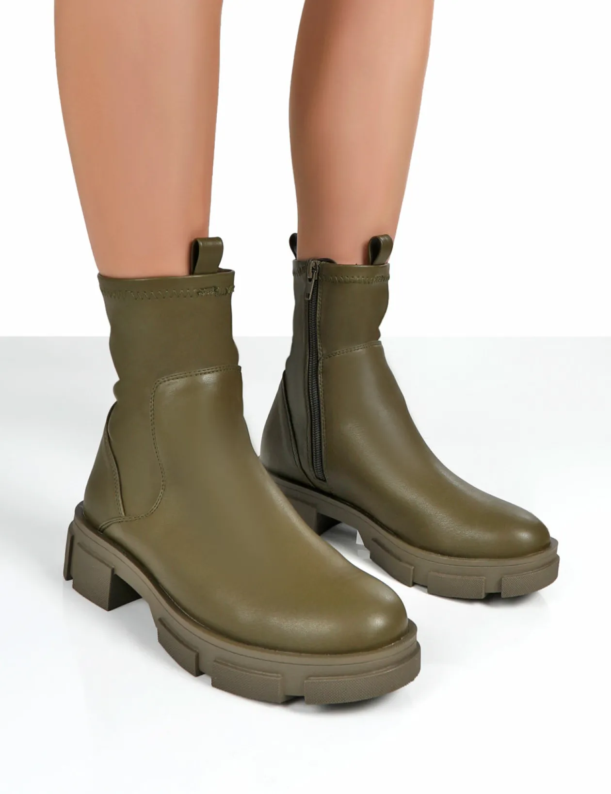 Public Desire Treat Chunky Ankle Boots | Women Chunky Boots