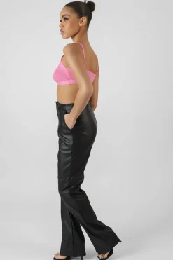 Public Desire Triangle Knitted Bralet | Women Knitwear