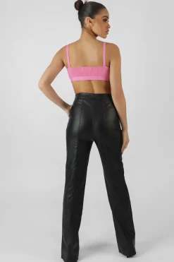 Public Desire Triangle Knitted Bralet | Women Knitwear