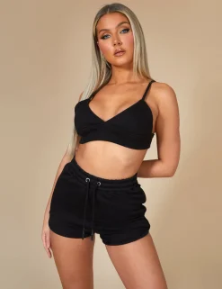 Public Desire Triangle Ribbed Bralet | Women Tops