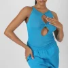 Public Desire Twist Keyhole Sleeveless Bodysuit | Women Bodysuits