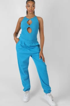 Public Desire Twist Keyhole Sleeveless Bodysuit | Women Bodysuits