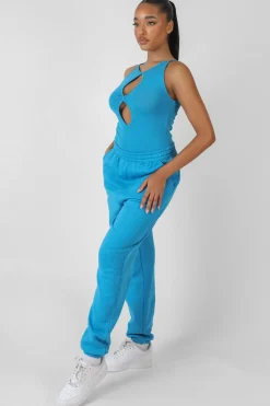 Public Desire Twist Keyhole Sleeveless Bodysuit | Women Bodysuits