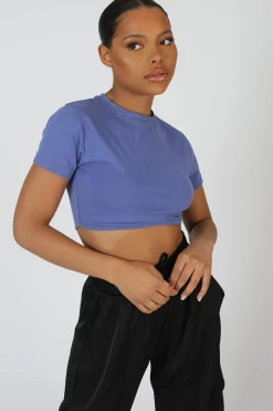 Public Desire Ultimate Short Sleeve Underbust T-Shirt | Women Tops