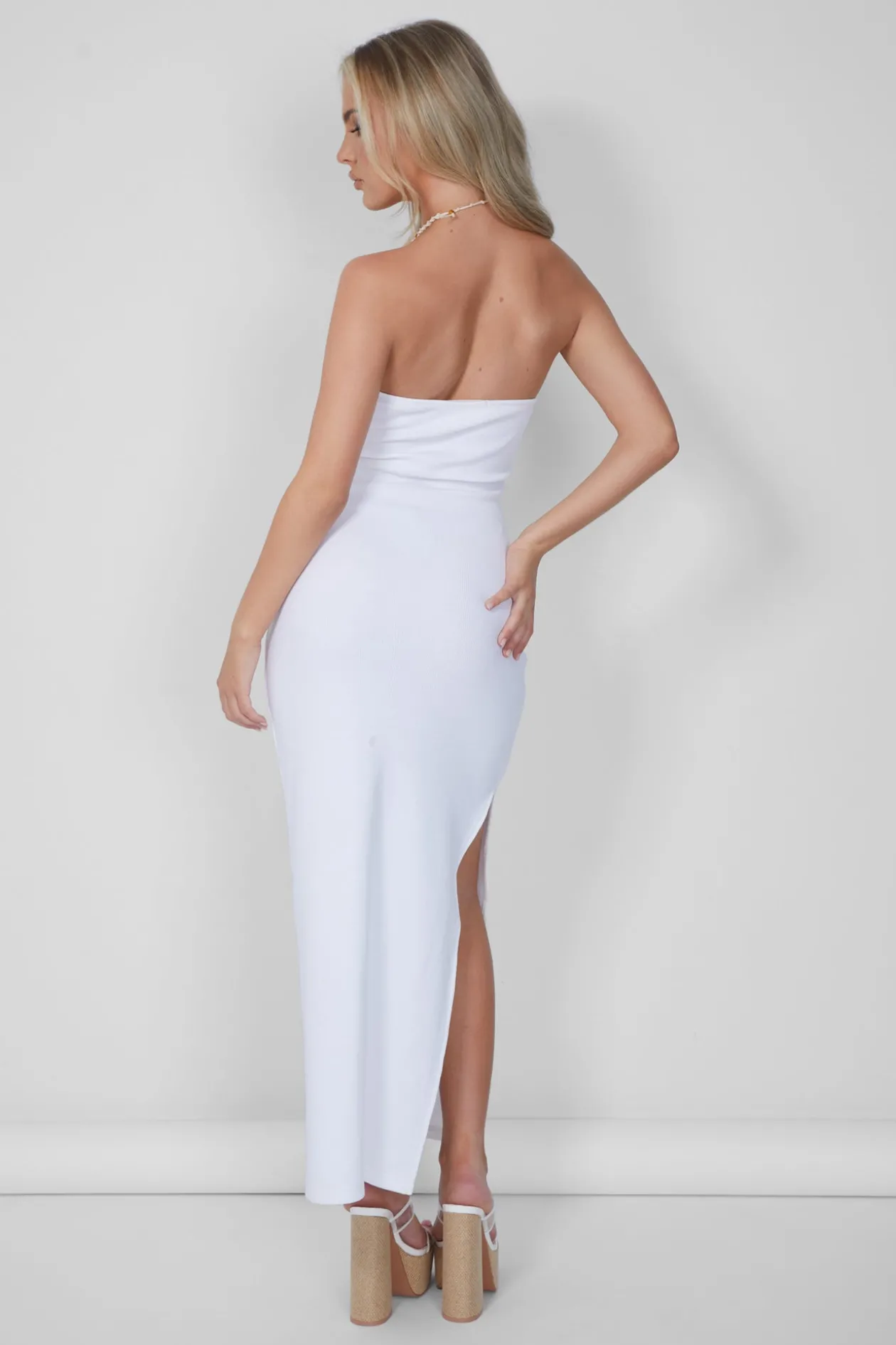 Public Desire Underbust Seam Detail Bandeau Maxi Dress | Women Dresses